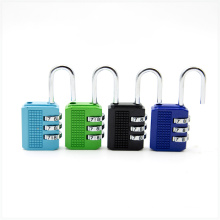 High quality colorful 3 digit luggage lock tralvel suitcase combination lock
